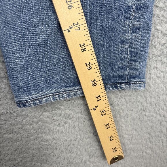 AG Adriano Goldschmeid Jean Mens Blue Everett Slim Straight Size 34 - Picture 4 of 7